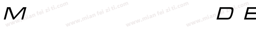 Microgramma D Extend字体转换